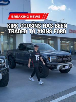 Already made his first sell. @Kirk Cousins @RealDealNeal #akinsford #falcons #atl #kirkcousins 