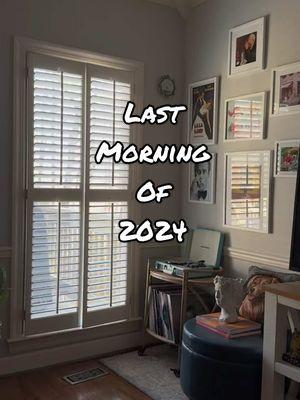 happy last day of 2024 friends!!! #morning #morningroutine #lastdayof2024 #december31st #cozy #cozyathome #cozyaesthetic #romanticizeyourlife #romanticize #winter #winteraesthetic #cozytok #videodiary 