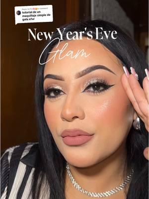 Replying to @Fio🌸🤗 Aqui esta hermosa 🫶🏼 El ultimo glam del año 😊🙏🏼 Eyebrow gel: @L’Oréal Paris  Palette: @Beauty Creations Cosmetics  Blush: @Painted  Lips: @DoseofColors  • #newyear #newyearsglam #makeup #beauty #trending #fyp #paratii #lolismakeup #viralvideo #beautyhacks #makeuptips #makeuptutorial #lashes #eyebrows #maquillajetutorial #makeupforbeginners #easymakeup #BeautyReview 