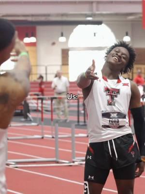 We just having fun. #devontaeford #trackandfield #fordxhurdles #ncaatrackandfield #d1 