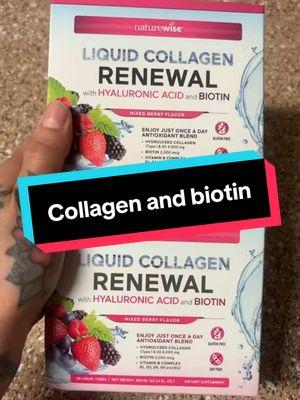 Líquid collagen and biotin #collagen #biotin #acidhyaluronic #holydayhaul #christmasgifts #christmasgiftsideas #christmasgiftforher #TikTokShop #holydayshopping #holydays #holidaygifts #holidaytiktok @NatureWise 