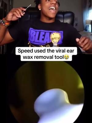 It actually works too 😭 #ishowspeed #speed #ishowspeedclipz #earremovaltool #earwaxremoval #earwax #earwaxremmoval #asmr #earcleaningvideo 