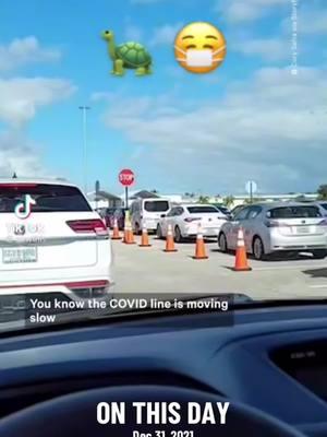 Back when we had free Covid19 testing sights. #onthisday #Covid19 #Covid19Testing #Testing #Traffic #Line #LongLine #Turtle #Slow #HeresYourSign #Meme #Joke #Funny #AdultLife #Humor #DarkHumor 