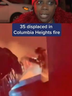 Two women were badly injured and 35 people were displaced by a fire in D.C.’s Columbia Heights neighborhood on the morning of New Year’s Eve, officials said. News4’s Joseph Olmo reports. #DMVTikTok #Virginia #NorthernVirginia #DCtiktok #DistrictofColumbia #WashingtonDC #Maryland #DMVnews #ColumbiaHeights