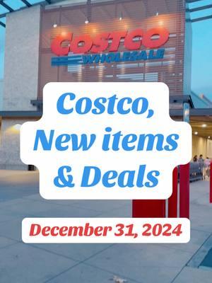 Costco today! Costco finds New items & Deals for you today! December 31, 2024 #costco #costcofinds #kirkland #costcocanada #costcobuys #brunomars #costcohaul #costcomusthaves #costcoguys #fyp #fypシ #asmr #shopping #today #costcotiktok #costcousa #endoftheyear #happynewyear #2024 #2025 