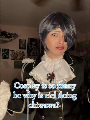 I think I'm so funny #ciel #cielphantomhive #cielphantomhivecosplay #blackbutler #blackbutlercosplay #cielcosplay #cosplay 