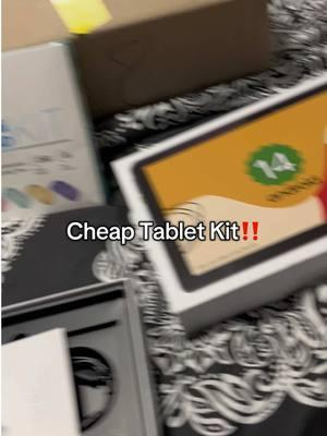 Cheap Tablet Kits🖥️⌨️🖱️#fyp #cheap #tablet #tablets #tabletsforkids #kidsoftiktok #savemoney 