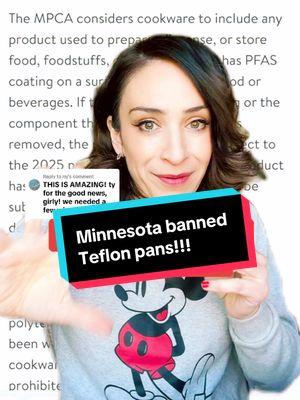 Replying to @mj there is so much good news… Can’t wait until other states ban Pfas from so many products just like Minnesota  !!! ##pfas##teflon##goodnews