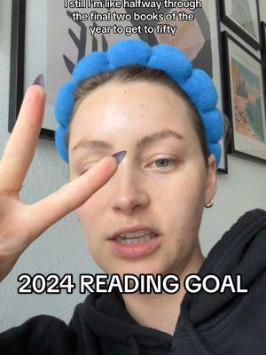 Did you hit your 2024 reading goal?! I’m still proud of my 48/50 🥹🩷 #BookTok #bookrecs #booktube #tbrlist #readingwrapup #2024reads 