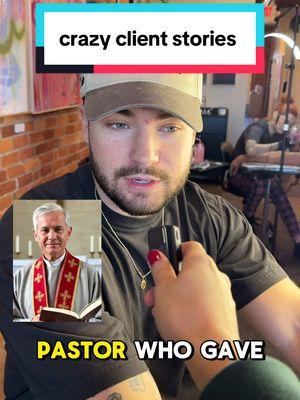 the pastor one 💀👋🏼👋🏼 #tattooartist #crazytattoo #storytime #crazyclient #pastor #religioustattoo #interview #tattoolovers 