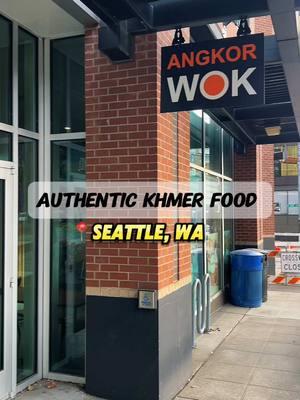 Authentic Khmer Food in Seattle 🇰🇭 Let’s be real, so many people are sleeping on Cambodian food in Seattle. If you’ve had this cuisine before, you know how amazing it is and deserves more attention @Angkor Wok thanks @linna.eats for treating me out!  Have you tried Khmer food before?! TAG your family and friends and comment below👇 for questions.  📍Angkor Wok at 1100 NE 45th St Suite 110, Seattle, WA 98105 #seattle #khmerfood #cambodianfood #fyp #eats 