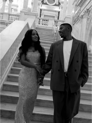 OBSESSED with our black & white photos 😭😍 just a few from our shoot with @Patty Betts Photo 🎀 #blackandwhite #pictures #portraits #engagementphotoshoot #engagementpictures #proposal #weddingphotography #engagementphotography #pinterest #weddingtok #2025bride #bridetobe #bridetok #2025wedding #blackcouple #blackwedding #blackbride #creatorsearchinsights 