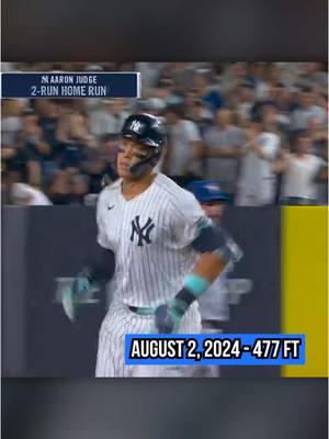 Aaron Judge’s longest home runs of 2024 #nyy #newyork #MLB #baseball #yanks #yankees #judge