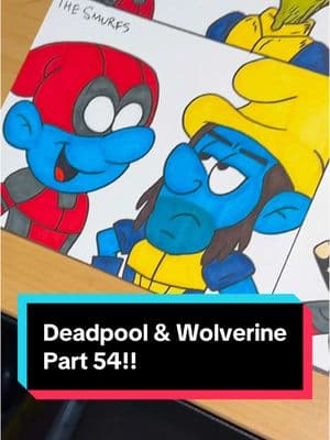 What’s next? And happy new year!! #fyp #deadpool #deadpoolandwolverine #wolverine #hughjackman #ryanreynolds #marvel #mcu #thesmurfs #smurfs #meme #funny #art #artistsoftiktok #drawing #viral 