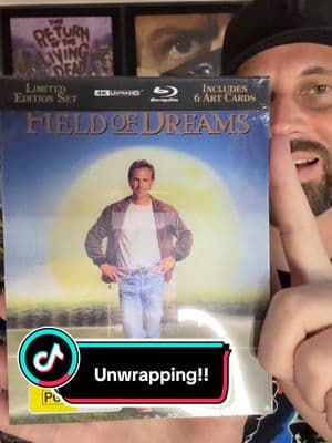 Field Of Dreams 4K Limited Edition From ViaVision Unwrapping.  This is available now and limited to 2000 copies. Visit ViaVision.com.au to order this and other great releases.  #fieldofdreams #baseball #4k #bluray #physicalmedia #filmtok #movietok #limitededition #unwrapping #unboxing #filmcommunity #tiktokpartner #fyp #foryoupage #foryourpage 