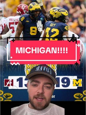 MICHIGAN BEATS ALABAMA IN THE RELIAQUEST BOWL! #michigan #alabama #reliaquestbowl #alexdauterive #sec #bigten #bama #cfb #CollegeFootball #fyp #sports #sportstiktok 