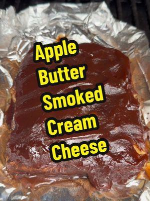 This Apple Butter Smoked Cream Cheese will be the star of your New Year’s Eve party! It has quickly become a staple holiday party food for my family! #thatswhereitsat #bbqwithbigjake #whitehousefoods #fyp @White House Foods 