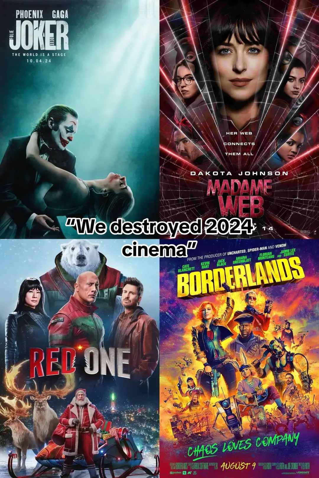 This year has been great for films here’s to 2025!😎#fyp#foryou#viral#dune2#deadpoolandwolverine#wicked#gladiator2#thewildrobot#godzillaxkongthenewempire#transformersone#sonicthehedgehog3#kingdomoftheplanetoftheapes#venomthelastdance#marvel#wicked#mcu#monsterverse#planetoftheapes#2024#2024films  