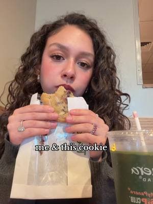 @Panera Bread 💚🍪 #chocolatechipcookie 