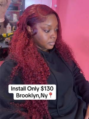 Book your appointment today💕#fyp #xyzbca #wig101 #brooklynhairstylist #lacefrontwig #customizewigs #wiginstall 