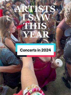 SO MANY GREAT SHOWS IN 2024  #concerts #coachella2024 #oliviarodrigo #charlixcx #sabrinacarpenter 