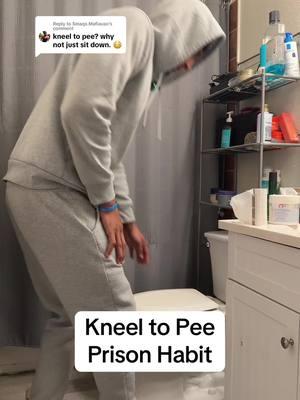 Replying to @Smaqs.Mafiauso kneel to pee prison habit explained #prison #prisontok #jail #habits 