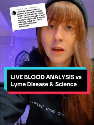 Replying to @Cat another test used to diagnose Lyme disease...or not 🙃 #lyme #lymedisease #livebloodanalysis #medlabscience #medicine #science #naturopathicmedicine #homeopathicmedicine #chiropractic 