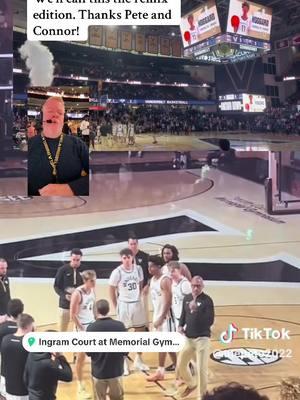 We’ll call this the #remix edition. Thanks Pete and Connor! @Peteeee! @Connor Owens @VanderbiltU #PAAnnouncer #basketball #pregame #fyp #startinglineup #fancam  