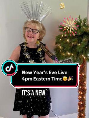 LIVE Happy New Years’s Eve 4pm Eastern Time right here! #TikTokLIVE #LIVE #newyears #newyears2025 #2025 #2025vibes #newyearseve #newyearseveparty #newyearseveoutfit #newyearsoutfit #ukuleletiktok #positivevibes #positivemindset #newyear2025 #gratitudeattitude #bethelight #goodvibesonly🥰 #originalmusictiktok 