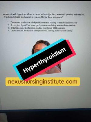 #nclexrn2024 #pharmacologynotes #ngnnclex #nursesoftiktok #ngn #nclex #endocrine #hyperthyroidism #nursing #nursingstudent #nursinghumor 