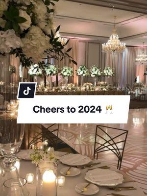 2024, you were a dream! 🥂  #2024recap #weddingplanner #luxuryweddings #southernweddings 