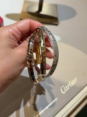 Trying on the new Cartier Trinity Wild bracelet for funsies #cartier #cartiertrinity #cartiertrinitybracelet #cartiertrinitywild