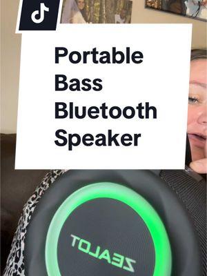 Portable party Bluetooth speaker! #speaker #bluetoothspeaker #bigbluetoothspeaker #speaker #speakers #lightupspeaker #techtok #fyp #foryou #newyearnewaura #freshforwinter #tiktokmademebuyit #bassspeaker #portablespeaker 