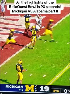 Defense and FG’s! And a #michiganwolverines Victory! #alabamacrimsontide 