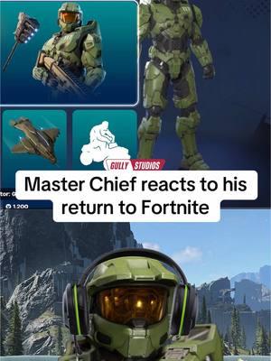 Master Chief reacts to his return to Fortnite after not appearing in the item shop for almost 1000 days! #Halo #masterchief #haloinfinite #cortana #fortnite #fortniteitemshop #fortniteupdate #fortnitebr #fortnitebattleroyale #fortniteskins #fortnitememe #halomasterchiefcollection #halomemes #gaming 