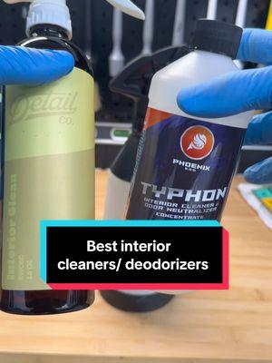 Putting these interior cleaners/ deodorizers to the test! Spoiler alert, they slap! 💯 #AutoDetailing #Interiordetailing #Cardetailing #Detailing #Detailer #mobiledetailing #Detailingaddicts #Detailingworld #Carcare #Detailingproducts #Detailersoftiktok #Detailtok #CleanTok #Fyp #Foryou #Foryoupage #Fypage #Viraltiktok @Jamie The Cleaner @PhoenixE.O.D  