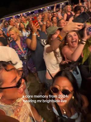 i mean mr brightside is just THAT song…we were scared they weren’t gonna play it which how could they not #corememory #govball #mrbrightside #concerts #concertcheck 