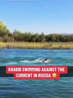 DIFFERENT 😤 #UFC #mma #khabib #ufc311 #swimming (via kingfarruh/IG)