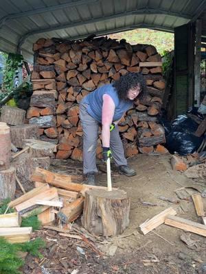 They can’t all be winners 😔 #pnw #pnwlife #lumberjack #woodisgood #woodsplitting #woodchopping