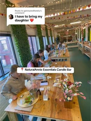 Replying to @gabbyandfamily YES!! Kids love it! 📍 NaturalAnnie Essentials Candle Bar,  1313 Connecticut ave, BRIDGEPORT, CT 🎫BOOK HERE 👉🏾 https://www.naturalannieessentials.com/pages/book-an-experience #candlemaking #naturalannieessentialscandlebar #connecticut 