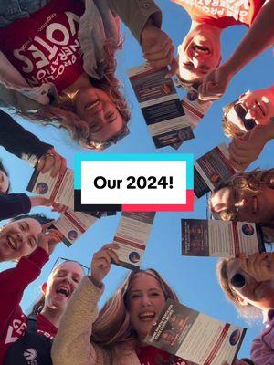 In 2024 we won elections, changed minds, and saved babies… we can’t wait for 2025 🎉 #prolife #prolifegen #studentsforlife #2024 #students #trump #pence 