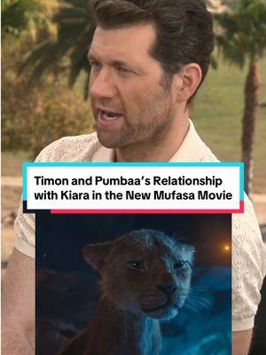 Seth Rogen and Billy Eichner discuss their character’s relationship with Kiara in the new movie Mufasa! #Mufasa #LionKing #Disney #film #filmfan