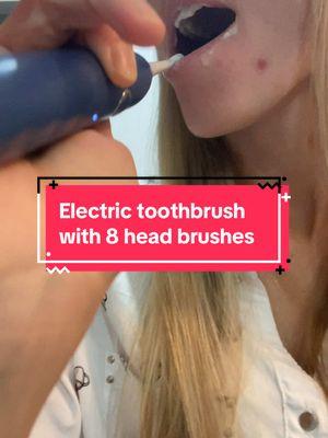 Sonic Electric Toothbrush 8 Brush Heads and many different modes  #creatorsearchinsights #sonictoothbrush #electrictoothbrush #besttoothbrush #toothbrushes #giftforhim #oralhygiene #electrictoothbrushrecommendation 