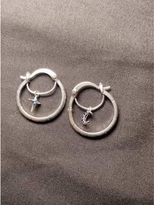 These might be my favorite hoops ever. #fyp #mulafashionjewlery #silverjewlery #hoops #celestials #TikTokShop #lilmama224 #foryou 