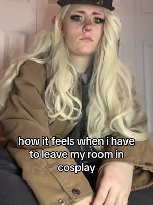 #ROSE — this stupid hat does not fit over this wig [ #rosewinters #rosemarywinters #rosewinterscosplay #re8 ]