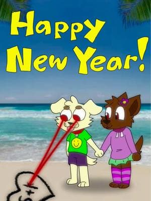 Peace out 2024! HELLO 2025!!!! #animation #furry #furries #furryanimation #animationmeme #newyear #animatorsoftiktok 