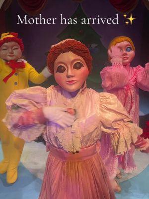 MOTHERING 💅🏻✨ Love u forever Nutcracker @The Puppet Co.! @lil.croissant @Ratalie Natalie my children 🍪🩷 #nutcracker#puppet#uncannyvalley#callmemother#puppeteer#dmv#tya#mothering#thenutcracker#lifesizedoll#creepydoll#creepy