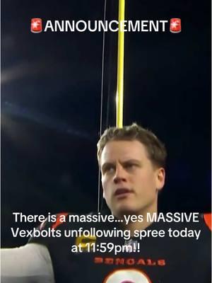 We gotta leave @Vexbolts in 2024 😤 #vexbolts #joeburrow #2024 #trend #fyp #nfl #unfollow 