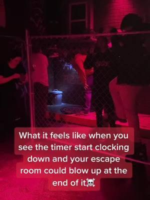 Yall see the furry guest 🤣#funny #comdey #escape #escaperoom #tip 