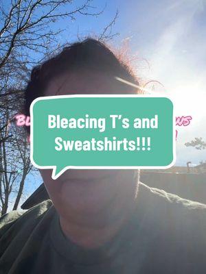 New years Day bleaching party!!! Join me live tomorrow and pick your bleached shirt and if I don’t have your color in stock you can order it and I will get it!!! ###bleacheddtees #bleachedsweatshirts #sublimation!  #dft 